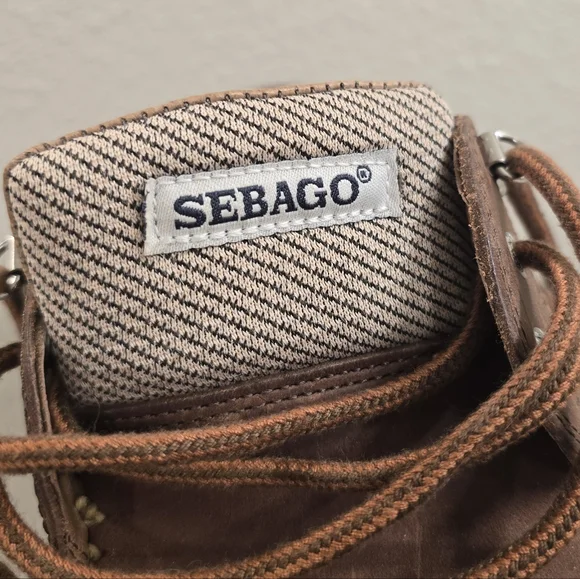 SEBAGO Clovehitch II Walnut Boat Shoes Men's 13 - Picture 5 of 11
